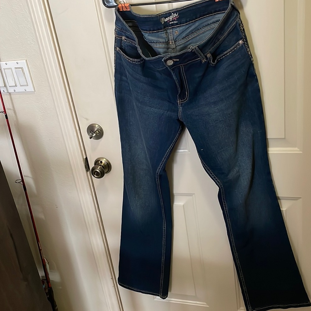 Wrangler boot cut jeans size 13/14 x 34-no flaws- worn twice